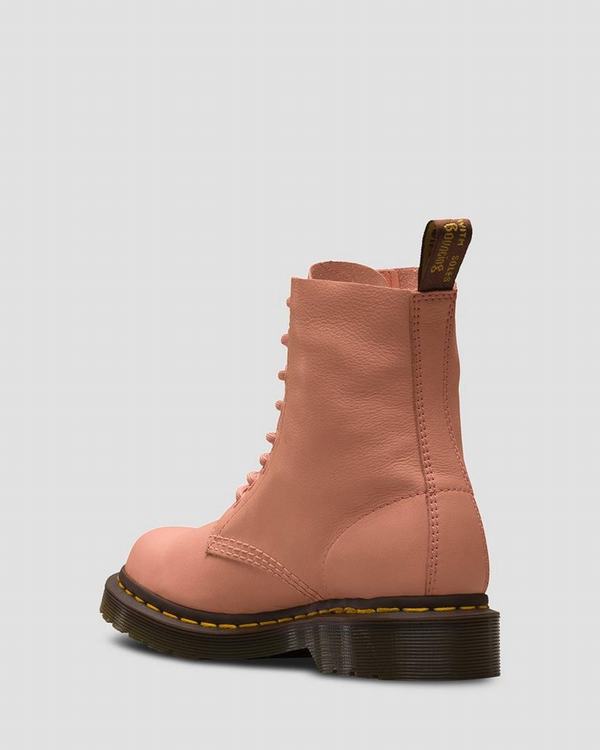 Dr Martens Dámské Kotníkové Boty 1460 Pascal Virginia Růžové, CZ-510628